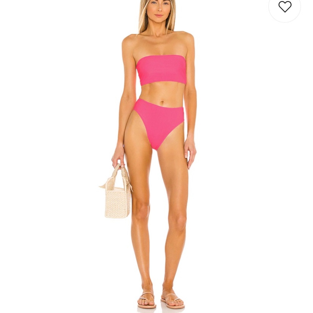 FRANKIES BIKINIS Jenna Ribbed Bikini Bottoms XL